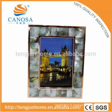 CBM-RGPF46 Photos naturelles Black Mother of Pearl Frame Photo